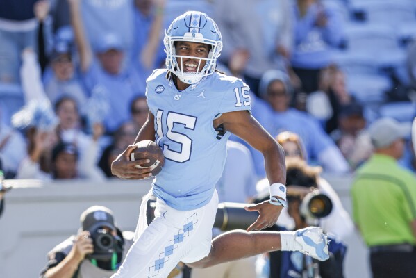 UNC s Conner Harrell ready to take over at QB for Drake Maye vs